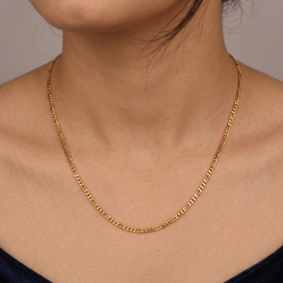 Classic Gold Figaro Link Chain