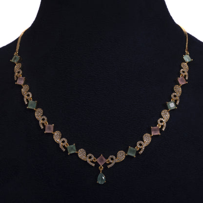 Pastel Elegance Necklace & Earring Set by MyAlmari