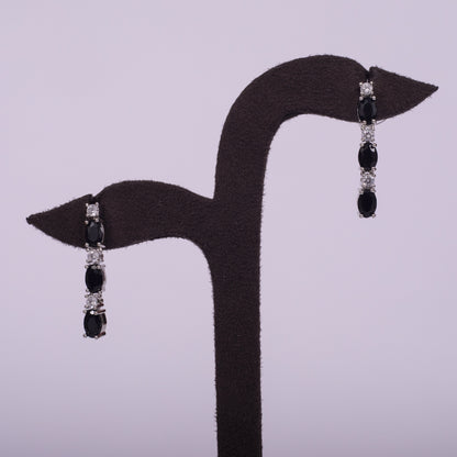 Elegant Midnight Onyx Handcrafted Fashion Jewelry Set