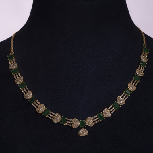 Emerald Elegance Necklace Set