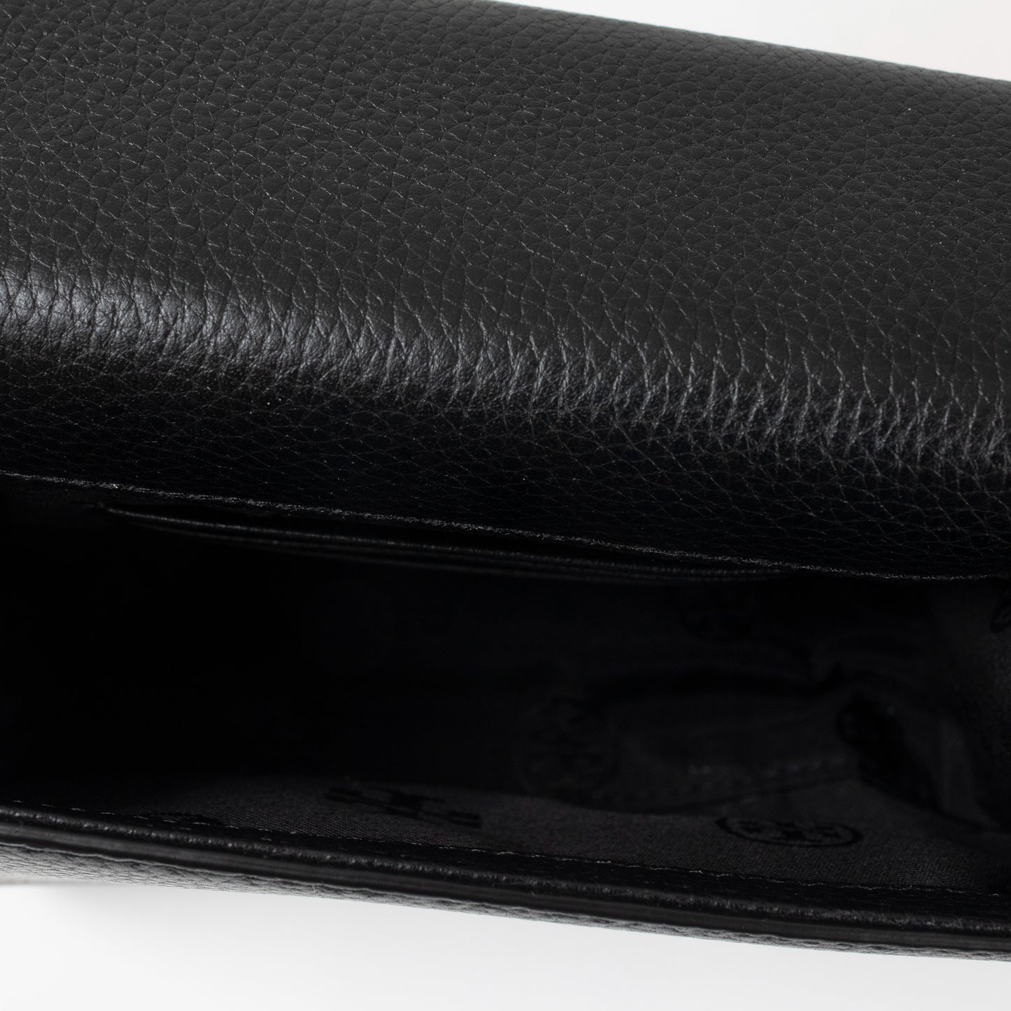 Tory Burch Pre-Loved Mini Fleming Convertible Shoulder Bag – Black