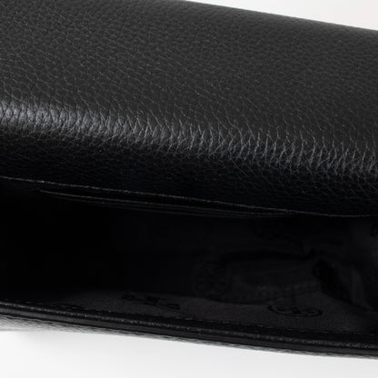 Tory Burch Pre-Loved Mini Fleming Convertible Shoulder Bag – Black