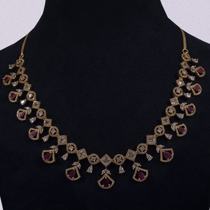 Maharani Noor Handcrafted Ruby Red Stones