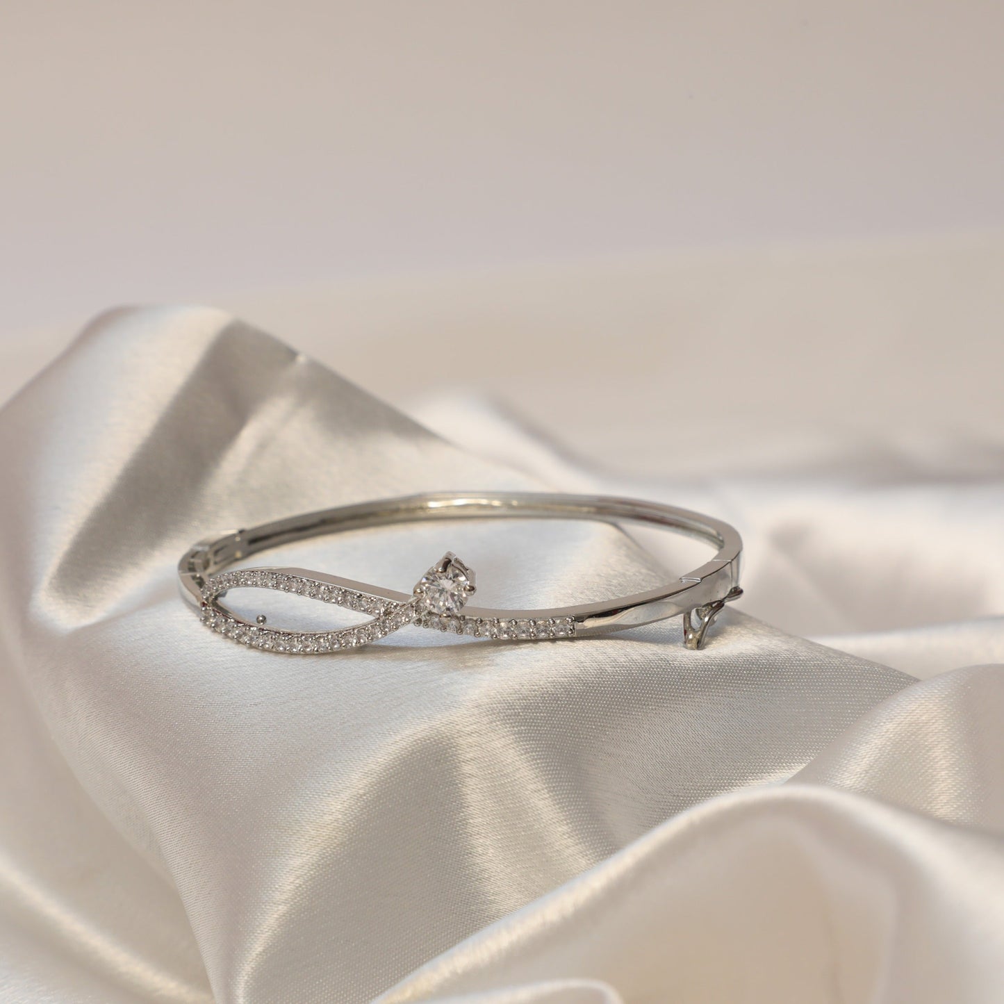 Amanda Handcrafted Silver and Stone Bracelet