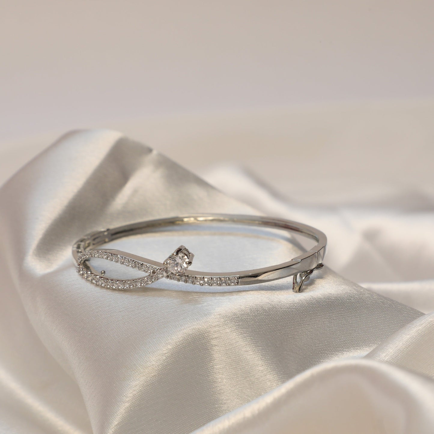 Amanda Handcrafted Silver and Stone Bracelet