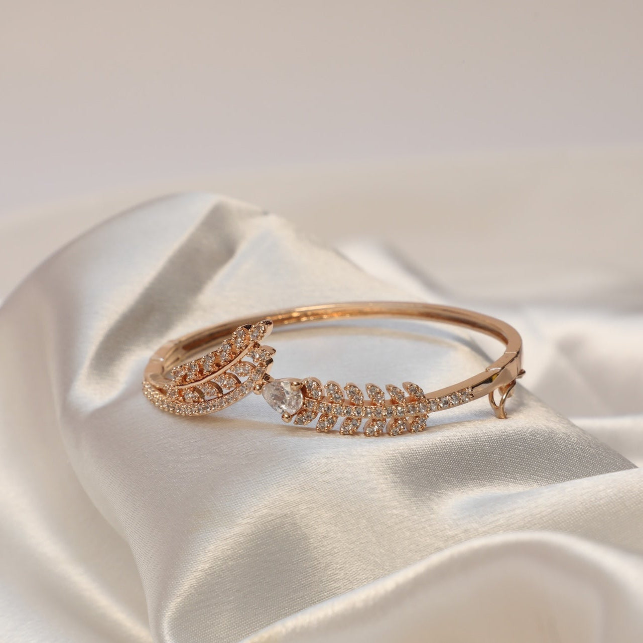 Amelia Handcrafted Rose Gold Bracelet