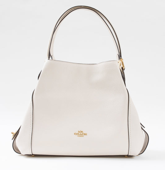Coach Pre-Loved Polished Pebble Leather Shoulder Bag