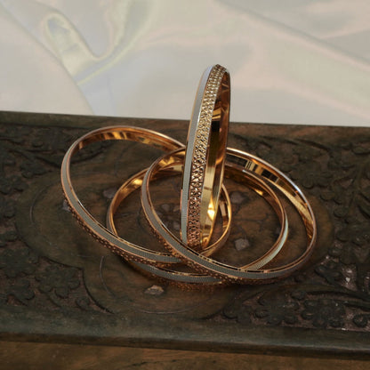 Rana Handcrafted Kada Bracelet brass gold plated (1 pc)