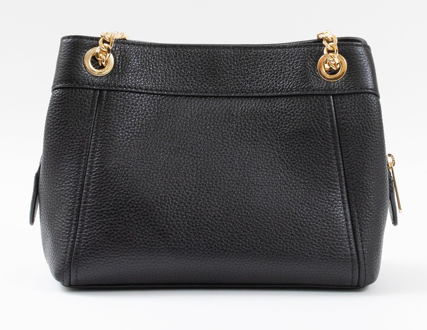 Michael Kors Pre-Loved Small Pebbled Leather Bucket Bag with Chain Strap
