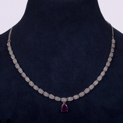 The Queen Victoria Magenta Teardrop Set