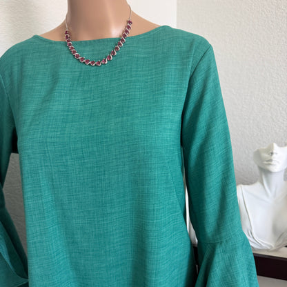 Red Teardrop Necklace and Earring Set