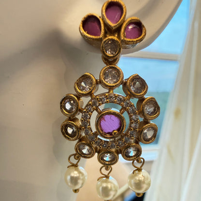 Prana Handcrafted Gold tone necklace