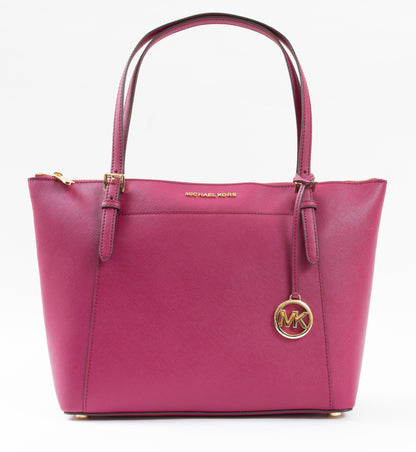 Michael Kors Pre-Loved Jet Set Travel Medium Saffiano Leather Tote