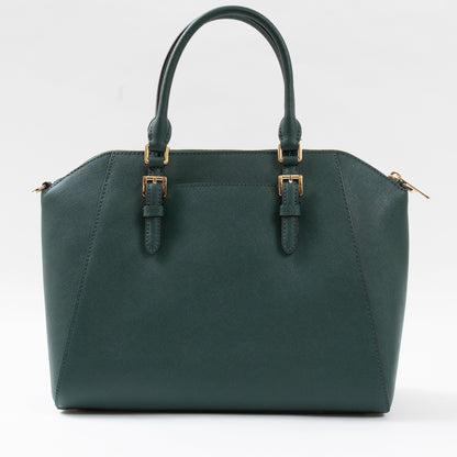 Michael Kors Pre-Loved Selma Medium Saffiano Leather Satchel