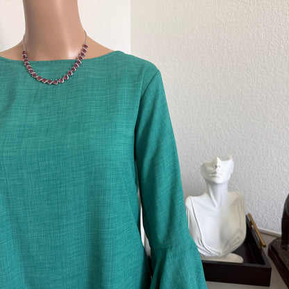 Red Teardrop Necklace and Earring Set