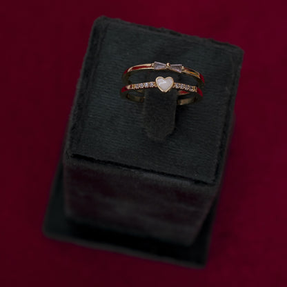 The Isabella Handcrafted Heart Ring