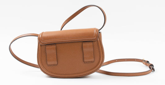 Michael Kors Pre-Loved Greenwich Small Saddle Crossbody Bag