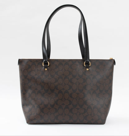 Coach Pre-Loved Zip Top Tote in Signature Canvas