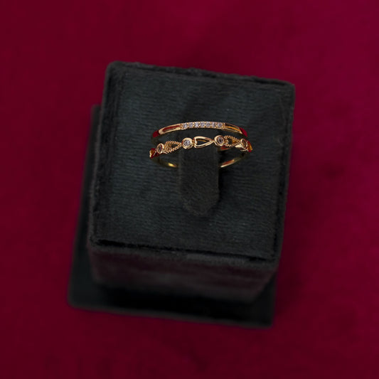 The Isabella Handcrafted Dual-Band Ring