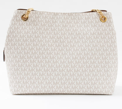 Michael Kors Pre-Loved Jet Set Chain Tote in Signature Canvas