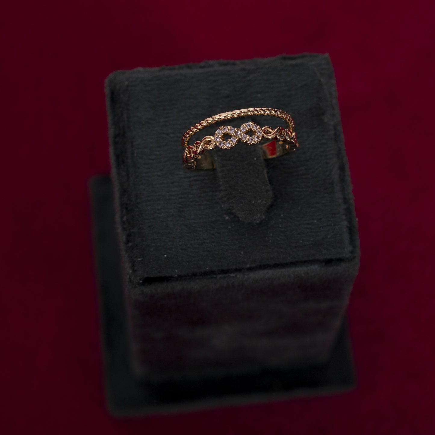 Elite Infinity Dual-Band Ring