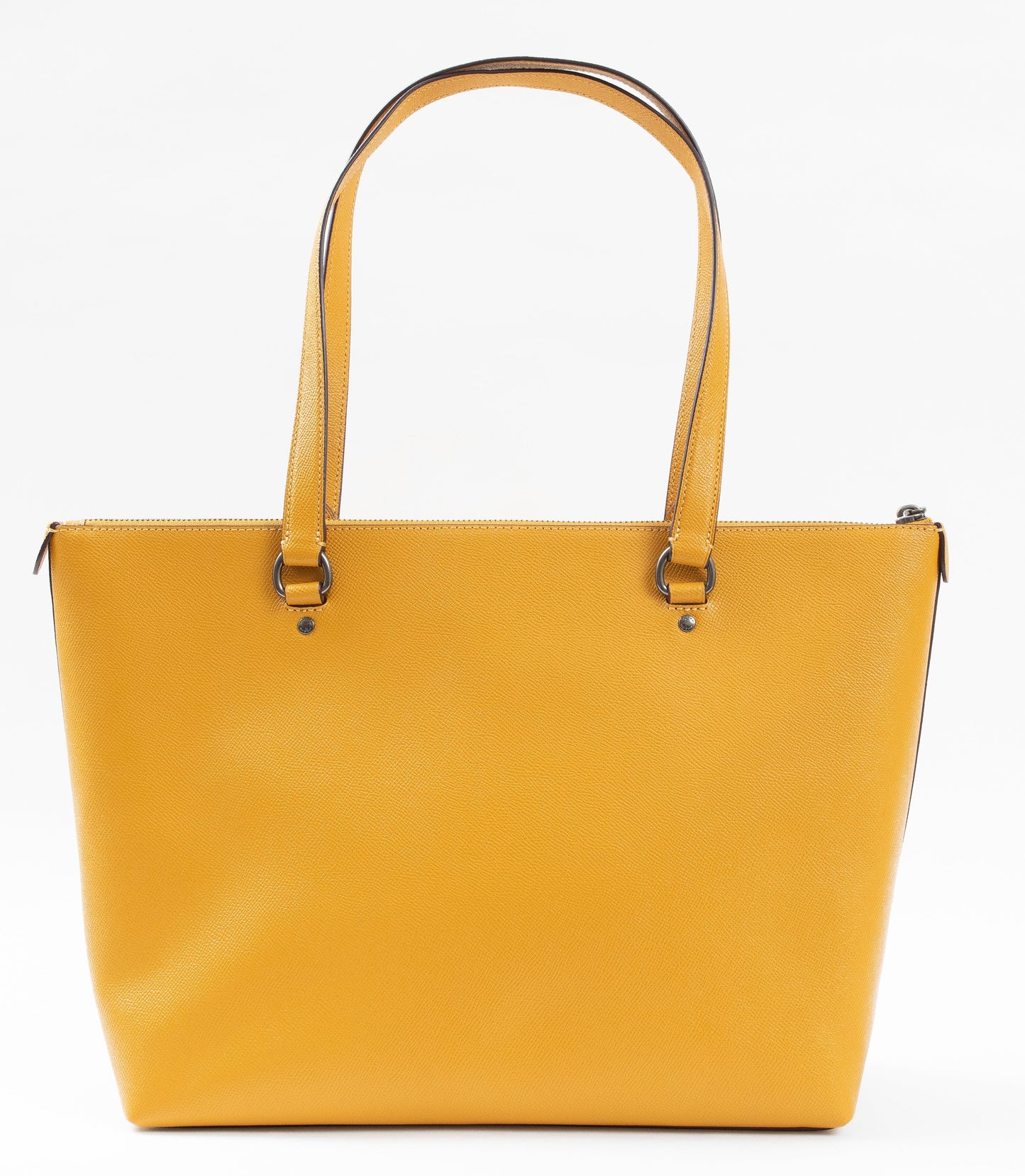 Coach Pre-Loved Zip Top Tote in Crossgrain Leather