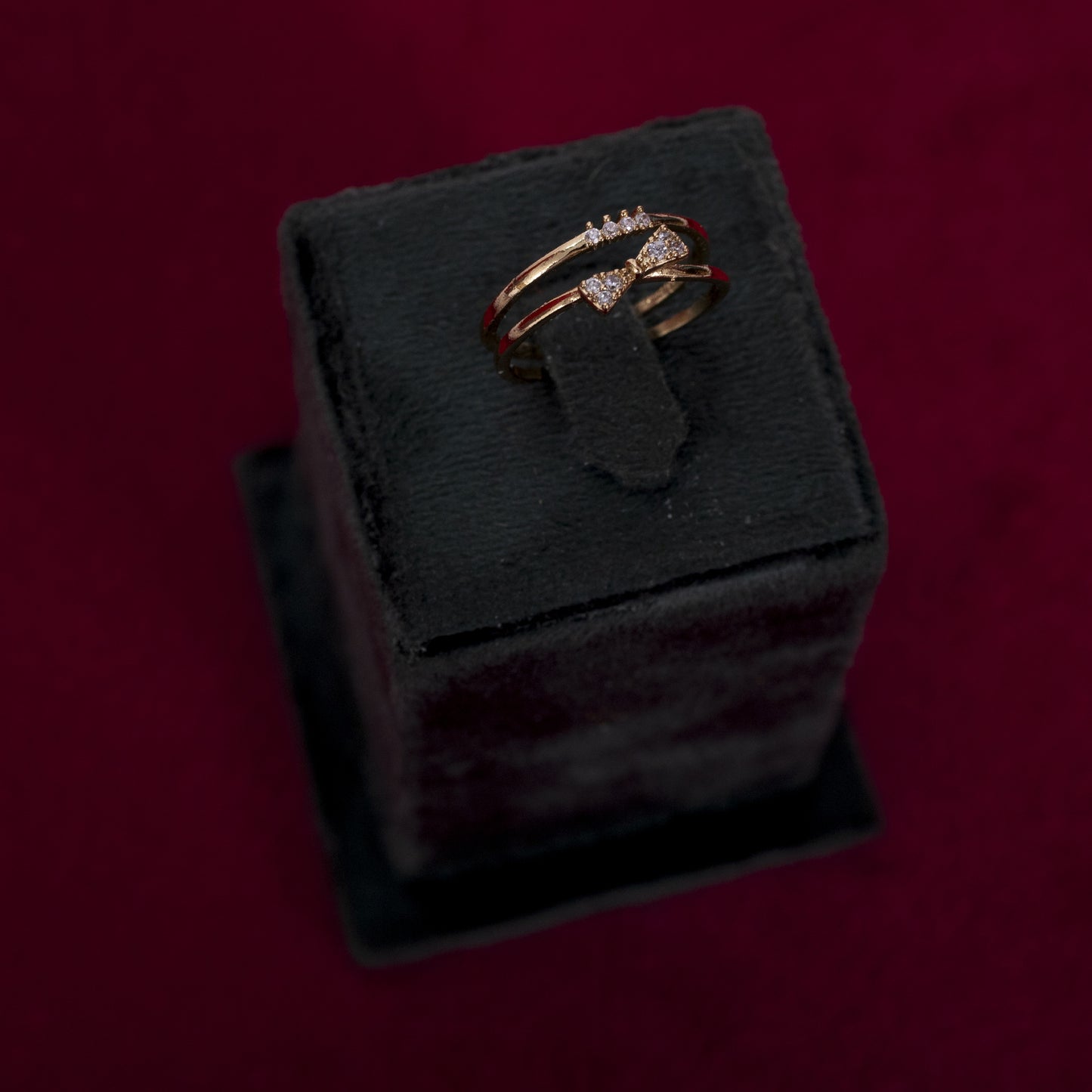 The Petite Elegance Bow Ring