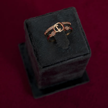 The Aurelia Interlocking Statement Ring