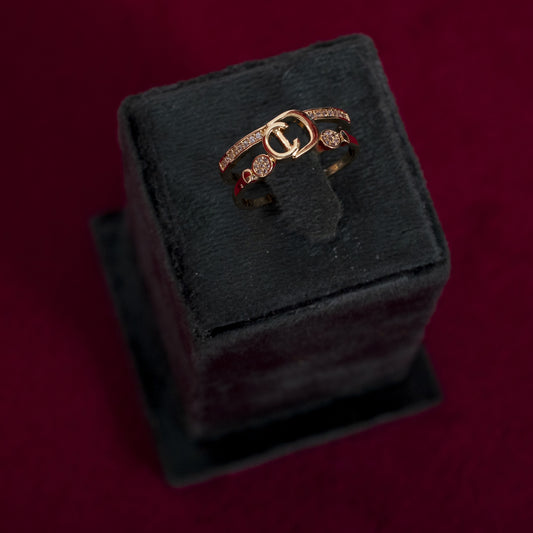 The Aurelia Interlocking Statement Ring