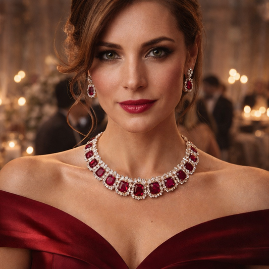 Royal Red Elegance Necklace