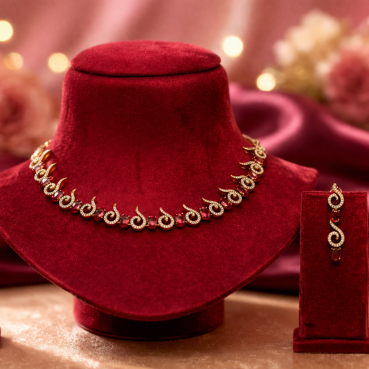 Ruby Grace Classic Necklace Set