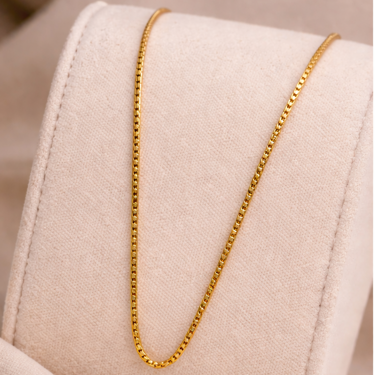 Jenny Gold plated handcrafted Chain with pendant