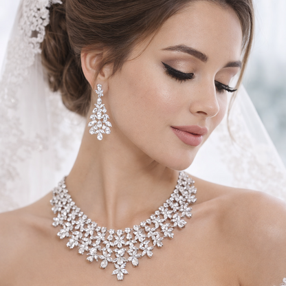 Queen Aeloria Frost Bloom Necklace Set