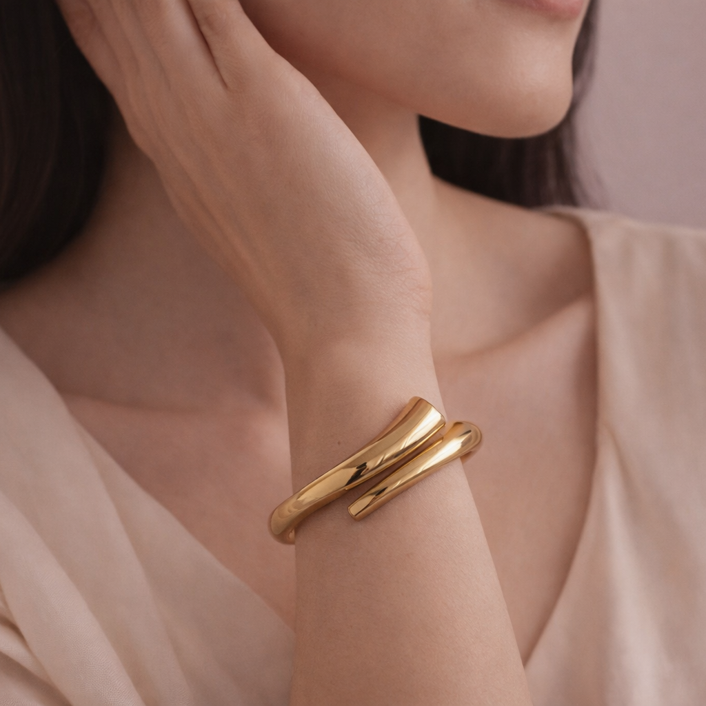Luna Handcrafted Cuff Bracelet