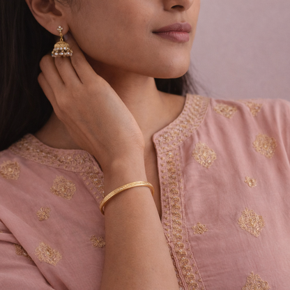 Olivia star crusted handcrafted bangle