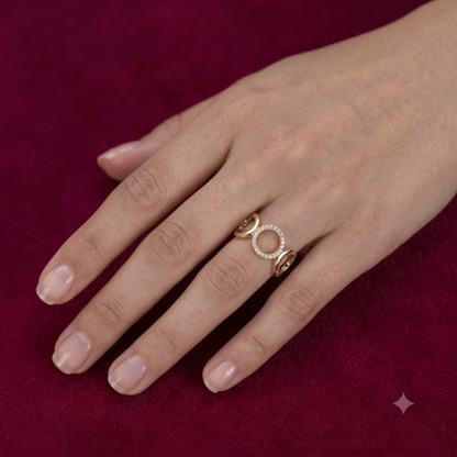The Celestial Halo Ring | Handcrafted Fashion Jewelry