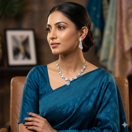 The Noor Jahan Collection: Minted Elegance Set
