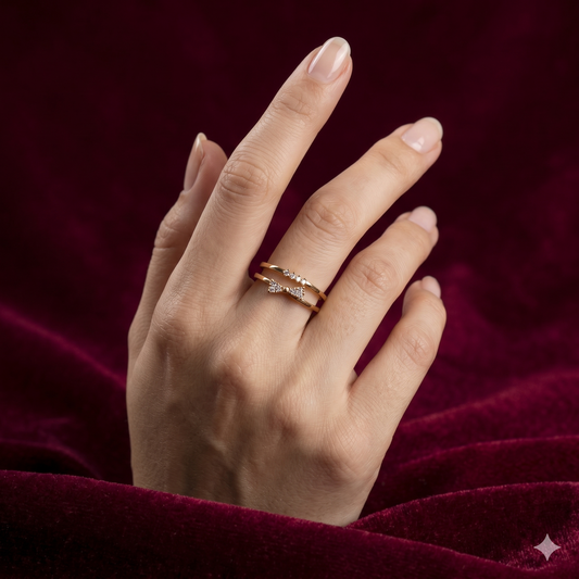 The Petite Elegance Bow Ring