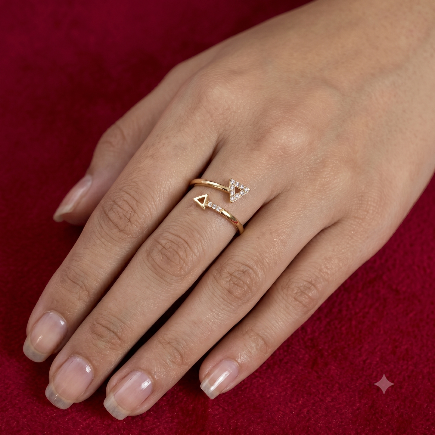 The Apex Geometric Wrap Ring
