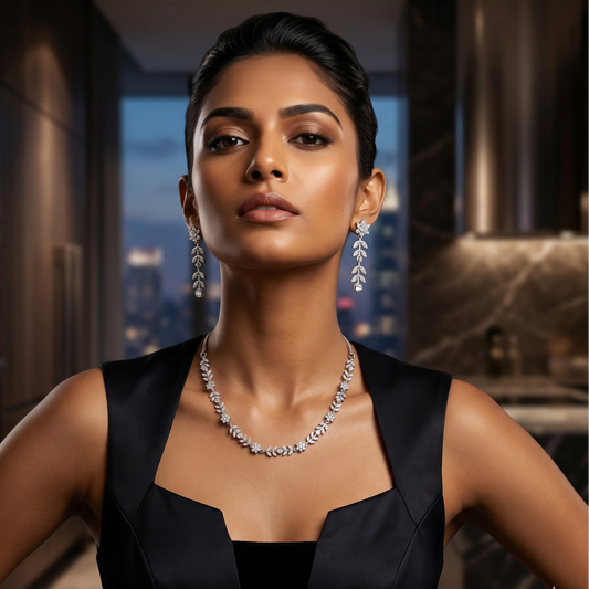The Regal Queen Handcrafted Fashion Jewelry Set