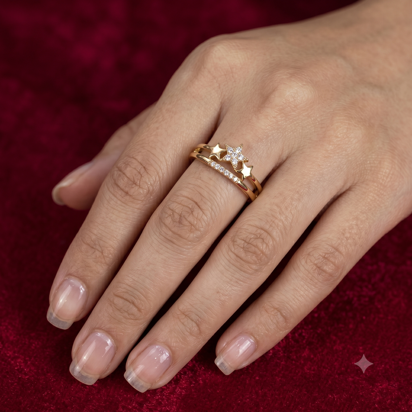 The Celestial Stella Ring | Handcrafted Fashion Jewelry