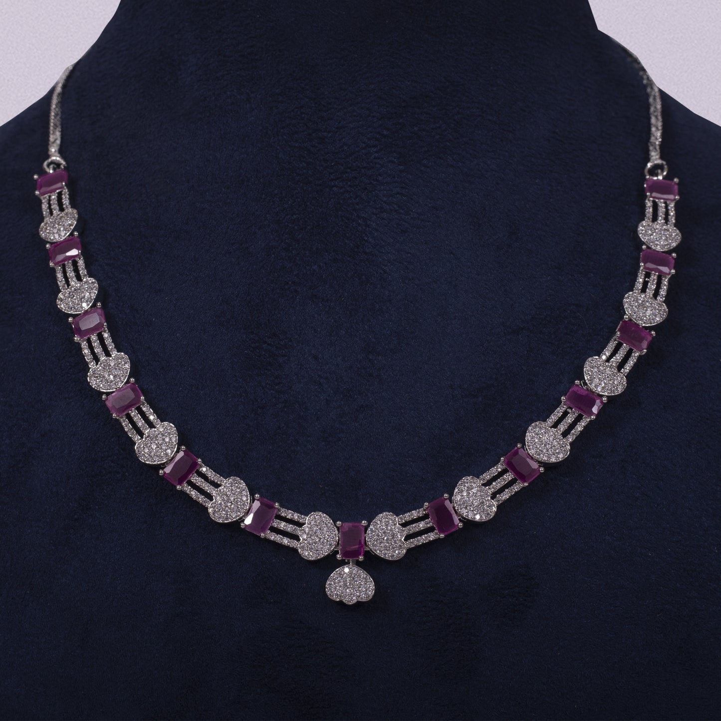 Radiant Ruby-Cut Majesty Set