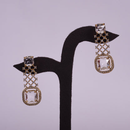 The Empress Lattice Choker & Drop Earring Set