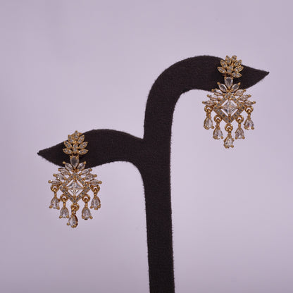 Royal Radiance American Diamond Pendant Set