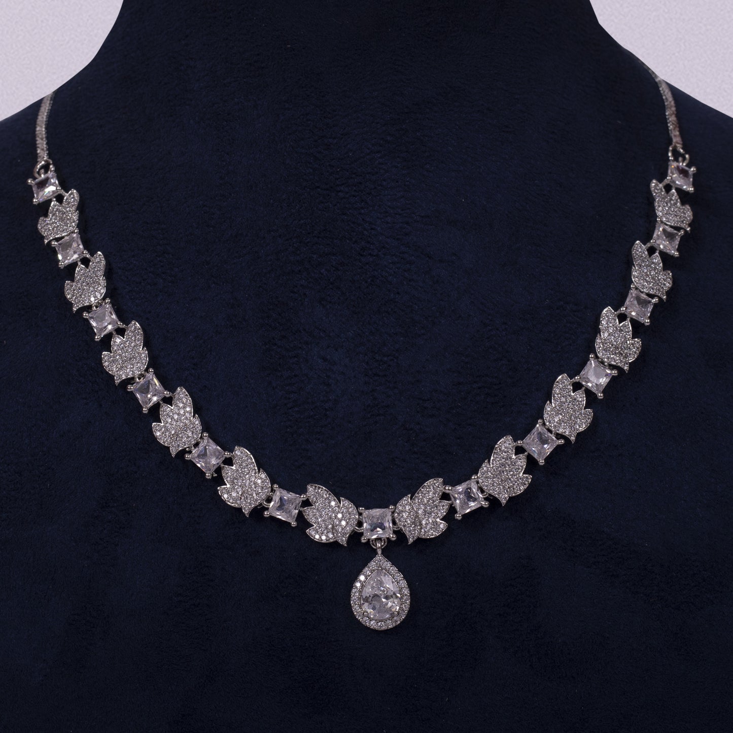 Midnight Frost Elegance Necklace
