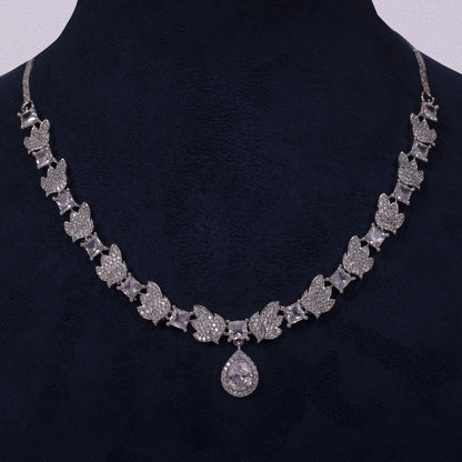 Midnight Frost Elegance Necklace