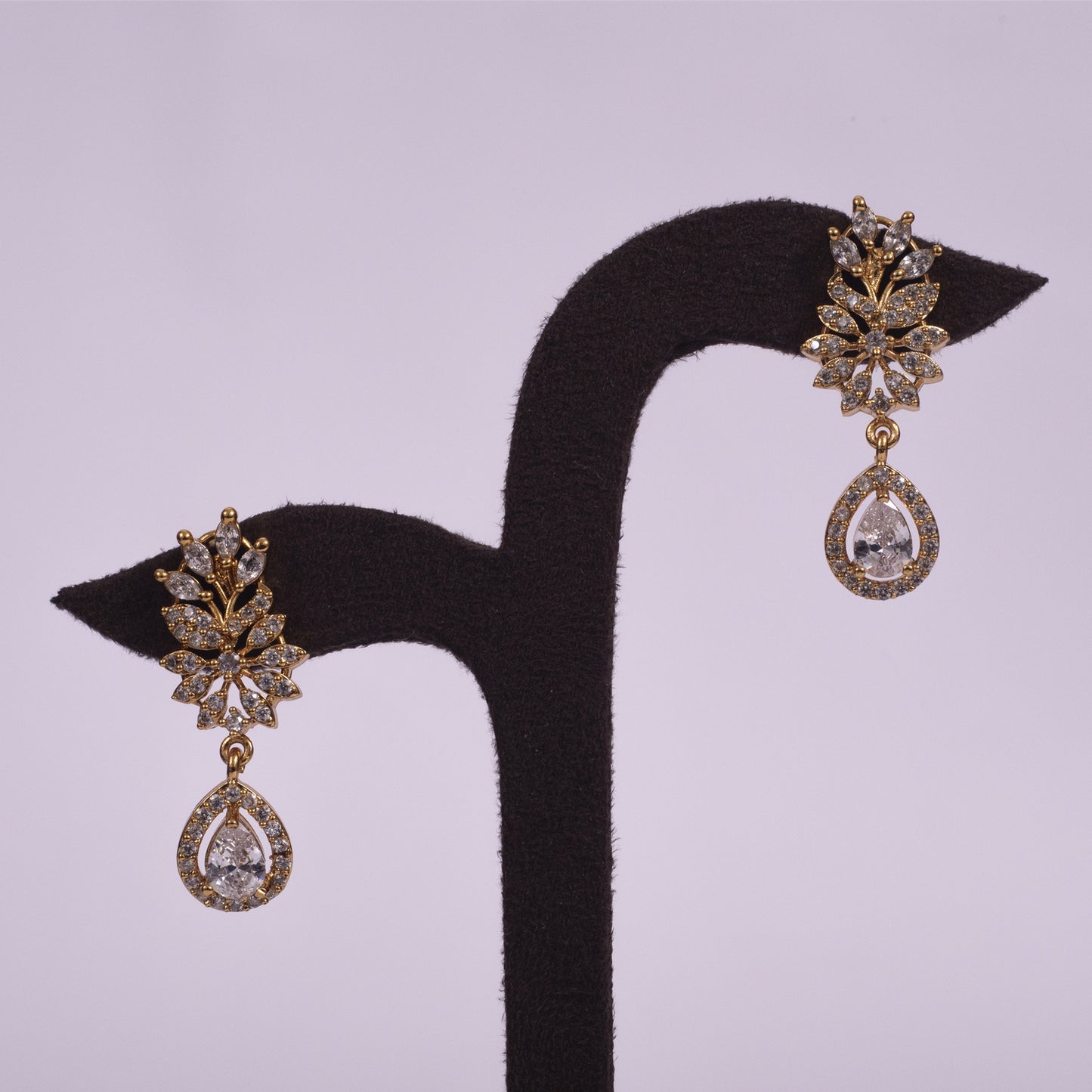 Chandrika Royal Bloom American Diamond Necklace Set