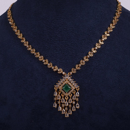 Regal Emerald Green Elegance Necklace Set