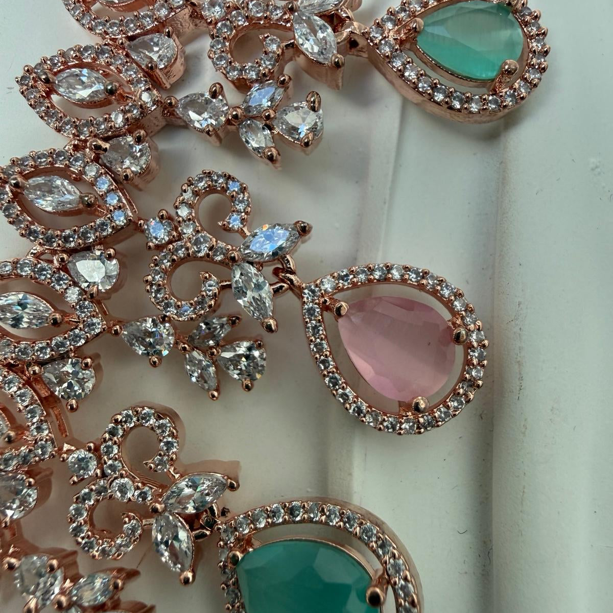 Pink and Green Stones