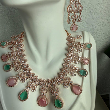 Pink and Green Stones